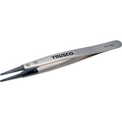EP-R2 [TRUSCO ESDチップピンセット 先丸型 先端幅2mm]