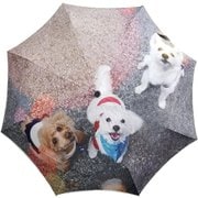折りたたみ傘 7951 U-shot 3dogs 約68cm 手開き式 8本骨