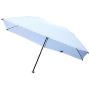 折りたたみ傘 晴雨兼用 8808 UVIONSTAR軽量耐風傘 ブルー 約53cm 手開き式 5本骨 ブルー