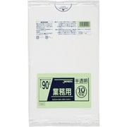 ジャパックス メタロセン配合ポリ袋 90L半透明10枚0.040 TM94