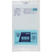 ジャパックス メタロセン配合ポリ袋 90L透明10枚0.040 TM93