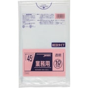 ジャパックス メタロセン配合ポリ袋 45L透明10枚0.02 TM48