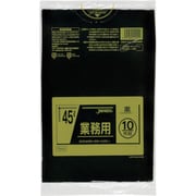 ジャパックス メタロセン配合ポリ袋 45L黒10枚0.025 TM42