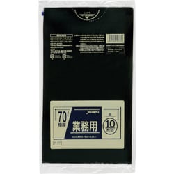 ジャパックス 業務用ポリ袋 70l黒10枚0.050 P-77