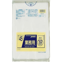 ジャパックス 業務用ポリ袋 45l透明10枚0.035 P-53