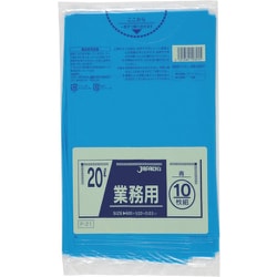 最も完璧な ヨドバシ.com - ジャパックス ジャパックス 業務用ポリ袋 20L青 日用品