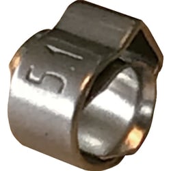 Oetiker PG154 インサート付きイヤークランプ φ3.7-4.7mm 15400013