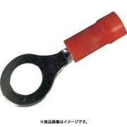 EV18-8RB-Q [ストロングホールド ビニール絶縁被覆付圧着端子（丸形） 電線サイズ：AWG22～18/0.3～0.75sq 取付ネジ：M4 25個入り]