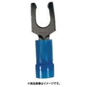 EV14-10LFB-Q [ストロングホールド ビニール絶縁被覆付圧着端子（抜け防止タイプ 先開形） 電線サイズ：AWG16～14/1.25～2sq 取付ネジ：M5 25個入り]
