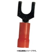 EV18-10FB-Q [ストロングホールド ビニール絶縁被覆付圧着端子（先開形） 電線サイズ：AWG22～18/0.3～0.75sq 取付ネジ：M5 25個入り]