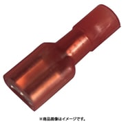 EDNF18-250FIB-Q [ストロングホールド ナイロン完全絶縁被覆付圧着端子 メス型 電線サイズ：AWG22～18/0.3～0.75sq 250タブ用 25個入り]