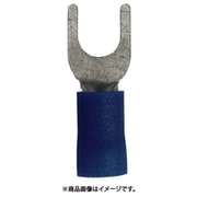 EV14-10FNB-Q [ストロングホールド ビニール絶縁被覆付圧着端子（細幅 先開形） 電線サイズ：AWG16～14/1.25～2sq 取付ネジ：M5 25個入り]
