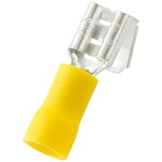 EDV10-250P-Q [ストロングホールド Piggy Back ビニール絶縁被覆付圧着端子 電線サイズ：AWG12～10/3.5～5.5sq 250タブ用 25個入り]