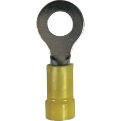 EV10-10RB-Q [ストロングホールド ビニール絶縁被覆付圧着端子（丸形） 電線サイズ：AWG12～10/3.5～5.5sq 取付ネジ：M5 25個入り]