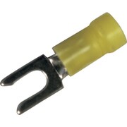 EV10-10LFB-Q [ストロングホールド ビニール絶縁被覆付圧着端子（抜け防止タイプ 先開形） 電線サイズ：AWG12～10/3.5～5.5sq 取付ネジ：M5 25個入り]