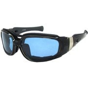 Protection Eyewear SUPREME メンズ 偏光サングラス ブルーレンズ ライダーサングラス バイク/自転車 RS910-BLUE