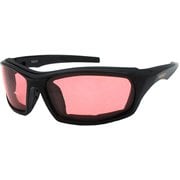 Protection Eyewear SHOOTE メンズ 偏光サングラス ライダーサングラス バイク/自転車 ブラックフレーム RS911-PINK