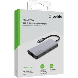 ヨドバシ.com - Belkin ベルキン AVC007BTSGY [USB-C 5-in-1マルチ