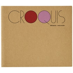 クロッキー 白クロッキー紙 S レッド SS-01