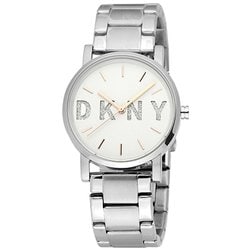 腕時計 シルバー レディース メタルバンド 34mm 並行輸入品 1年保証 NY2681