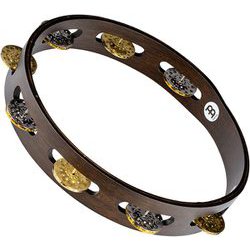 TA1VM-WB [マイネル タンバリン Vintage Wood Tambourine Dual-Alloy Jingles]