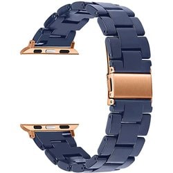 YHDM3SW6S-NV [Apple Watch 38/40/41mm用 マーブル3連 スウィティ ネイビー]