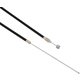 ライナー入りブレーキワイヤー（フロント用）ステンレスインナー （10本入り） 730mm ブラック 109-55322 FBWF-ST