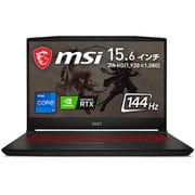 ゲーミングノートPC msi Katana-GF66-11UE-857JP/15.6型/Core i7/GeForce RTX 3060 Laptop GPU/メモリ 16GB/SSD 512GB/Windows 11 Home KATANA-GF66-11UE-857JP
