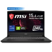 ゲーミングノートPC msi Pulse-GL66-12UGK-815JP/15.6型/Core i9/GeForce RTX 3070 Laptop GPU/メモリ 32GB/SSD 1TB/Windows 11 Pro PULSE-GL66-12UGK-815JP