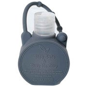 H04-2067 [ジオナチュレ ポータブルボトルウィズホルダー 除菌ジェルボトル 30ml ラウンド型 ブラック]