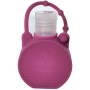 H04-2068 [ジオナチュレ ポータブルボトルウィズホルダー 除菌ジェルボトル 30ml ラウンド型 ラズベリー]
