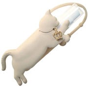 H04-2070 [ジオナチュレ ポータブルボトルウィズホルダー 除菌スプレーボトル 30ml ネコ ベージュ]