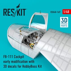 プラモデル　1/48 FB-111 コックピット(初期) w/内装3Dデカール ホビーボス用 ディティールアップパーツ [RSKU48-0169] ヨドバシ.com - レスキット U48-0169 1/48 FB-111 コックピット