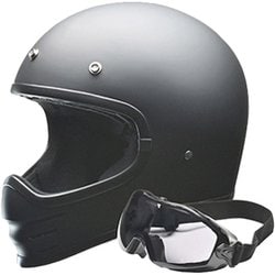 スクランブラーヘルメット フリー（57～60cm未満） マットブラック RUDE