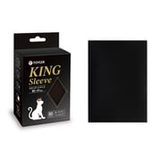 KING Sleeve キングスリーブ スタンダードサイズ ブラック [トレーディングカード用品]