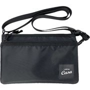 ラキアカーサ サコッシュバッグ ブラック CASA-BAGSC