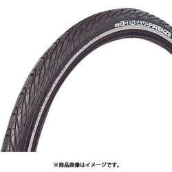 小径車用タイヤ サイドリフレクター付き 16×1 3/8 WO ブラック（16×1 3/8） C1698