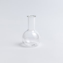 BOROSIL LAB GLASS 耐熱 ガラス 平底 フラスコ 100 ブランク 2LB1FB0_01_010
