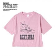 PEANUTS RG CROPPED TEE TST222114 PNK 120サイズ [アウトドア トップス キッズ]