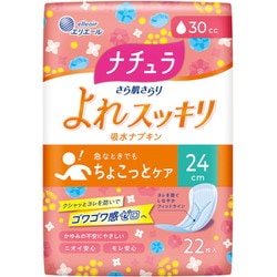 ナチュラ さら肌さらり よれスッキリ吸水ナプキン ロング 30cc