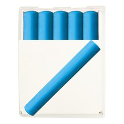 #74149 [工事用チョーク10本入プラケース付 青]