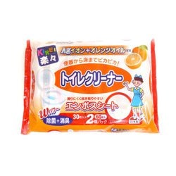 KIREI楽々Ag＋オレンジトイレクリーナー 30枚×2パック