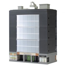 4216 複合ビル（ラウンドウインドウ・7階建） [鉄道模型用レイアウト用品]