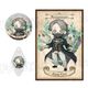 Identity V 第五人格 缶バッジ/アクリルキーホルダー/ポストカード セット ファンタジーシリーズ 納棺師 / Necromancer [キャラクターグッズ]