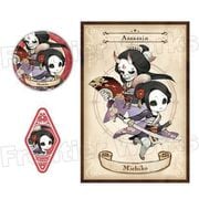 Identity V 第五人格 缶バッジ/アクリルキーホルダー/ポストカード セット ファンタジーシリーズ 芸者 / Assassin [キャラクターグッズ]