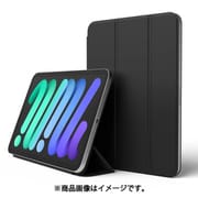 iPad mini 6 2021 対応 ケース 手帳型 オートスリープ 対応 SMART FOLIO CASE ブラック EL_PM6CSPLFO_BK