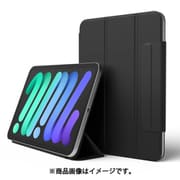 iPad mini 6 2021 対応 ケース 手帳型 オートスリープ 対応 SMART FOLIO CASE WITH CLASP ブラック EL_PM6CSPLOC_BK