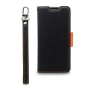 CR_XA3CSPLNU_BO [Xperia Ace III 2022年モデル 対応 ケース 手帳型 NU ブラック×オレンジ]