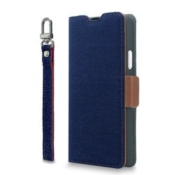 CR_XT4CSDNNJ_ID [Xperia 10 IV 2022年モデル 対応 ケース 手帳型 デニム NU JEANS インディゴ]