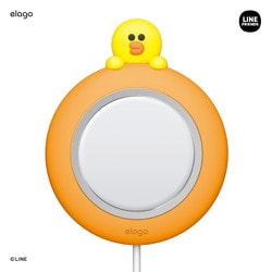 EL_MSCCSSCLA_SA [MagSafe 充電器 用 パッド ラインフレンズ 公式ライセンス グッズ LINE FRIENDS B＆F サリー]